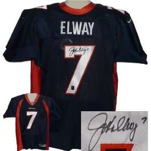 Autographed John Elway Jersey   Authentic  Sports 