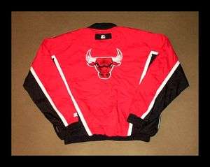 VINTAGE Chicago Bulls TRACK SUIT Starter WARM UP Basketball XL Jordan 
