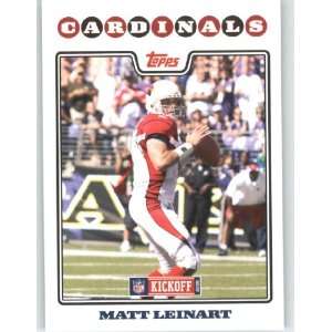  2008 Topps Kickoff #43 Matt Leinart   Arizona Cardinals (Football 
