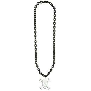  Lets Party By Beistle Company Black Chain Beads With Skull 