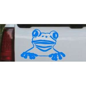 Tree Frog Animals Car Window Wall Laptop Decal Sticker    Blue 16in X 