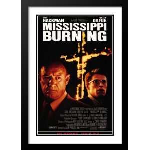  Mississippi Burning Framed and Double Matted 32x45 Movie 