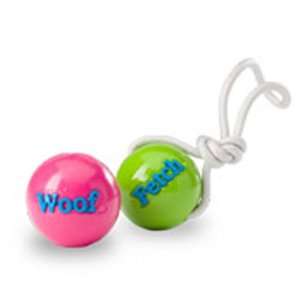  Planet Dog Orbee Tuff Fetch Ball with Rope, Pink: Pet 