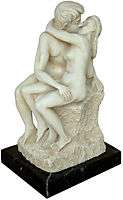 Auguste Rodin The Kiss (1880) 8 Stone Statue Sculpture  