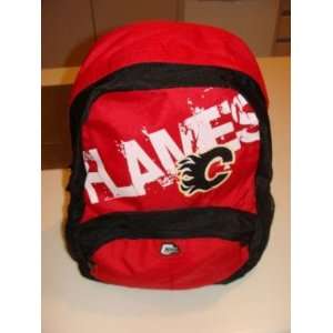 com NHL Calgary Flames Hockey Bag Backpack Carry On NWT Might Mac NHL 