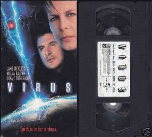 VIRUS ~ HoRRoR Sci Fi THRILLER VHS Jamie lee Curtis L/N  