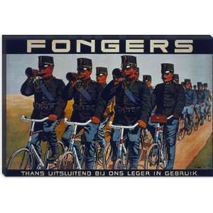  Fongers Bicycle Advertising Vintage Poster Giclee Canvas 