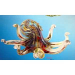  Glass Art 334 Aqua Mosaic Octopus 