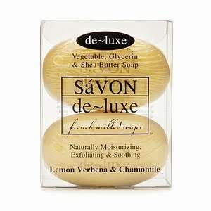  de luxe SaVON Bar Soap, Verbena & Chamomile, 2 ea: Beauty