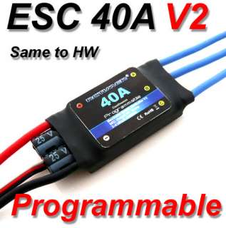 motor speed controller programmable for aircraft helicopter 2 in 1