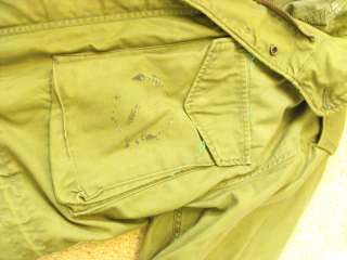 US Military Issue VN Era M 65 Field Coat, Used Cond  