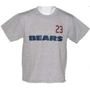 Youth Chicago Bears Grey Devin Hester #23 Name & Number Short Sleeve T 