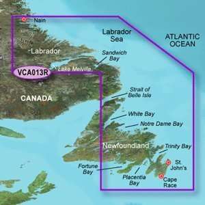  Garmin VCA013R   Labrador Coast   SD Card GPS 