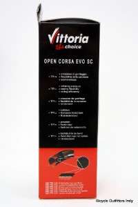 Vittoria Open Corsa Evo SC Black / Tan 700x23 PAIR NEW 641740178408 