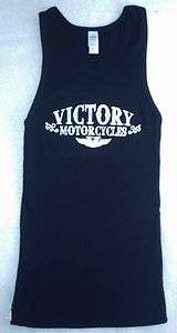 VICTORY MOTORCYCLES bikeR LADY TANK TOP Shirt Size S  