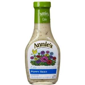 Annies Homegrown Lite Poppy Seed Dressing, 8 oz  Grocery 