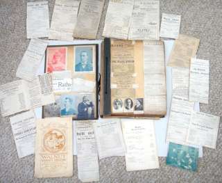 1896 antique THEATER SCRAPBOOK programs PHILADELPHIA PA  