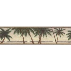   Decorate By Color BC1580080 Green Palm Tree Border