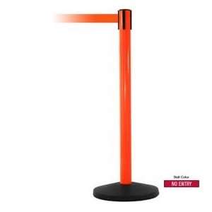  Orange Post Safety Barrier, 7.5ft, No Entry Belt 