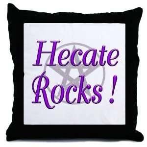  Hecate Rocks Spiritual Throw Pillow by 
