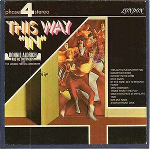 Ronnie Aldrich Phase 4 Stereo Reel to Reel Tape This Way In 7.5  