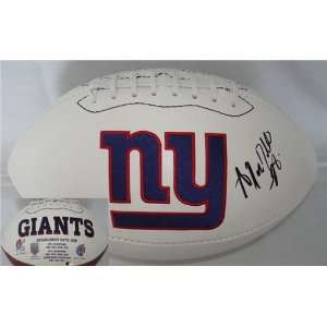  Antrel Rolle Autographed/Hand Signed New York Giants Logo 