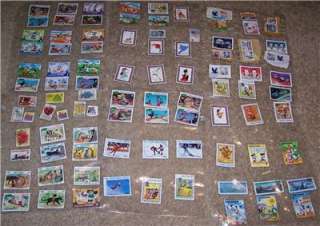 Postage Stamps,Over 90  Grenada, Bhutan, Guyana, ETC.  