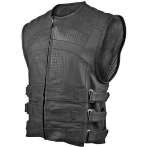  Speed & Strength Hard Knock Life Leather Motorcycle Vest 