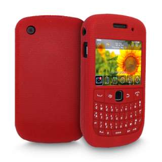   Silicone Case Cover For BlackBerry 8520 Curve 8520/9300 + Film  