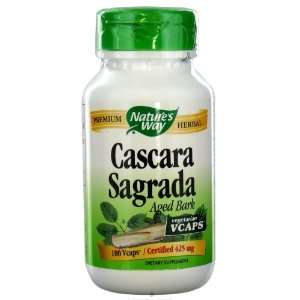   Cascara Sagrada Bark 100 Vegetarian Capsules