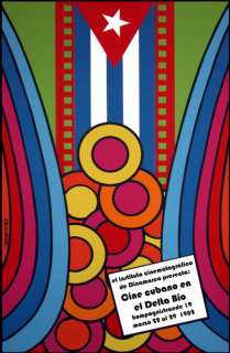 1062.Cuban movie Poster.Powerful Graphic DesignCuba Flag.Delta.Room 
