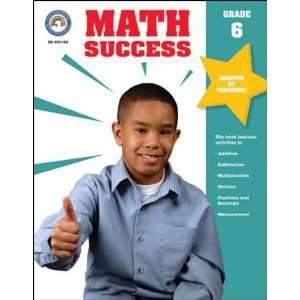    Carson Dellosa Publishing Math Success   Grade 6 Toys & Games