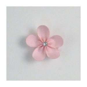  Small Grosgrain Flower Clip, Light Pink, N/A Everything 