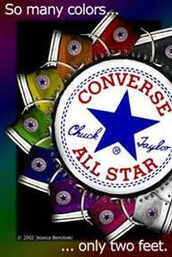 All Star logo with Chuck Taylors famous signature