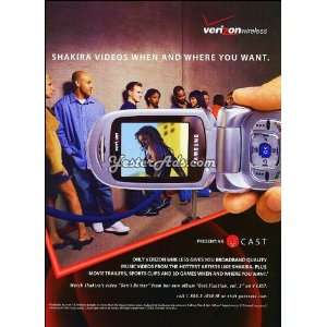  2005 Vintage Ad Verizon Wireless Vcast 