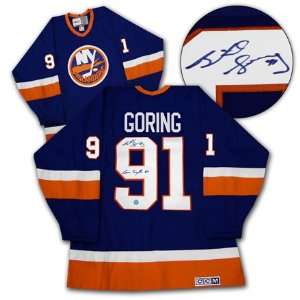  BUTCH GORING NY Islanders SIGNED Conn Sythe Cup Jersey 
