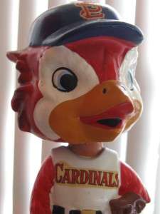 MINTY Vintage 1963 St Louis Cardinals Mascot Gold Base Nodder 