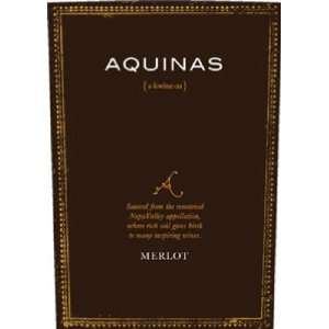  2009 Aquinas Napa Valley Merlot 750ml: Grocery & Gourmet 