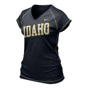  Idaho Vandals Womens Nike Black Ole Faithful Tee Sports 