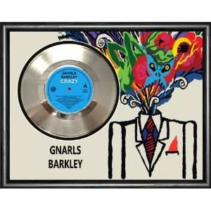 Gnarls Barkley Crazy Framed Silver Record A3 