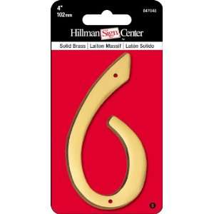  The Hillman Group 847048 4 Inch Traditional Solid Brass 