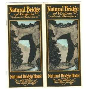  Natural Bridge Hotel Brochure Virginia 1920s Everything 
