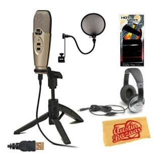 CAD U37 USB Studio Recording Microphone Bundle 670541806845  