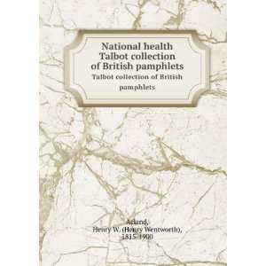  National health. Talbot collection of British pamphlets 