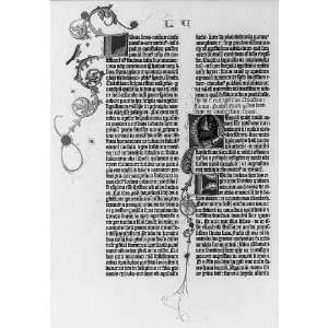  Gutenberg Bible,1455,Gospels,beginning of the Sermon,Mount 