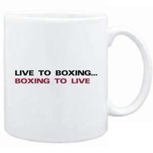  New  Live To Boxing , Boxing To Live  Mug Sports: Home 