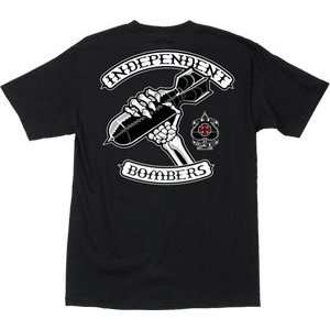  Independent T Shirt Bombard [Small] Black Sports 