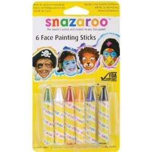   : Snazaroo Face Painting Sticks 6/Pkg Green/White/Re: Home & Kitchen