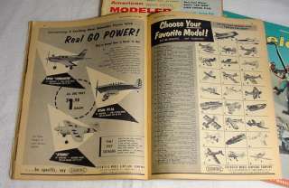 AMERICAN MODELER Magazines x 3 ~ 1950s ~ Radio Control AIRPLANES+ 