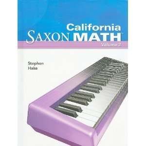  CaliforniaSaxon Math byHake Hake Books